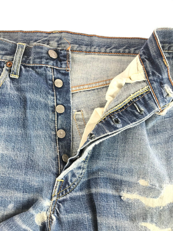 【現状渡し品】【メンズ】 Levi's リーバイス 60～70's DENIM PANTS 501 刻印6 BIG E 後期 足長R デニムパンツ ジーンズ ボトムス ヴィンテージ 157-250914-rt-15-tag サイズ：不明 カラー：インディゴ 万代Net店