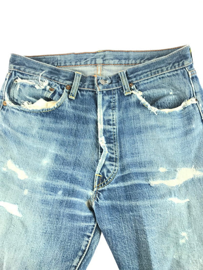 【現状渡し品】【メンズ】 Levi's リーバイス 60～70's DENIM PANTS 501 刻印6 BIG E 後期 足長R デニムパンツ ジーンズ ボトムス ヴィンテージ 157-250914-rt-15-tag サイズ：不明 カラー：インディゴ 万代Net店