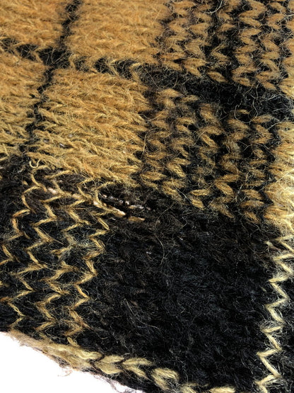 【現状渡し品】【メンズ】 CHELSEA CAMBELL チェルシーキャンベル CHECK PATTERN ACRYLIC MOHAIR CARDIGAN チェックパターン アクリルモヘア カーディガン 146-250912-hi-14-tag サイズ：L カラー：ブラウン系 万代Net店