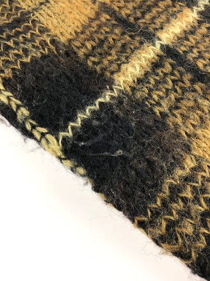 【現状渡し品】【メンズ】 CHELSEA CAMBELL チェルシーキャンベル CHECK PATTERN ACRYLIC MOHAIR CARDIGAN チェックパターン アクリルモヘア カーディガン 146-250912-hi-14-tag サイズ：L カラー：ブラウン系 万代Net店