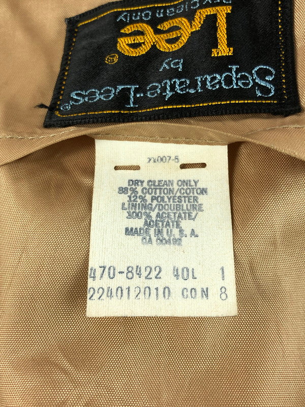 【現状渡し品】【メンズ】 Lee リー 70's ELBOW PATCHES TAILORED JACKET 70年代 エルボーパッチ付き コーデュロイ テーラードジャケット アウター 146-250912-hi-17-tag サイズ：なし カラー：ブラウン 万代Net店