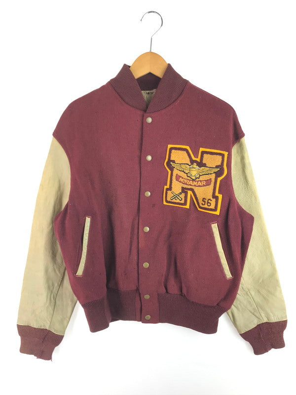 【現状渡し品】【メンズ】 GENERAL ATHLETIC PRODUCTS ジェネラル アスレチック プロダクツ 50's MIRAMAR AWARD JACKET ミラマー アワードジャケット アウター 146-250913-rt-09-tag サイズ：不明 カラー：バーガンディー 万代Net店