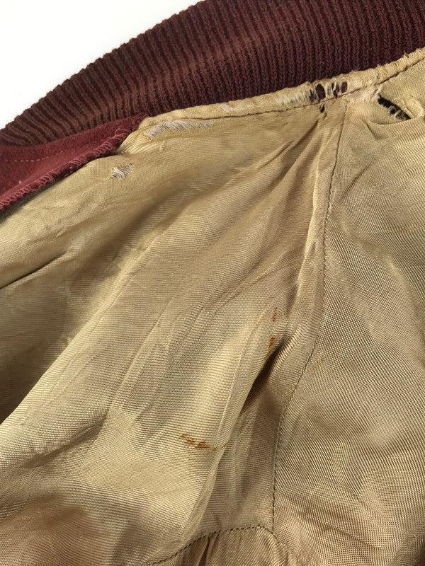 【現状渡し品】【メンズ】 GENERAL ATHLETIC PRODUCTS ジェネラル アスレチック プロダクツ 50's MIRAMAR AWARD JACKET ミラマー アワードジャケット アウター 146-250913-rt-09-tag サイズ：不明 カラー：バーガンディー 万代Net店
