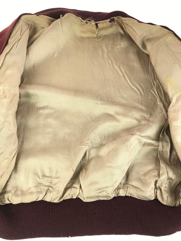 【現状渡し品】【メンズ】 GENERAL ATHLETIC PRODUCTS ジェネラル アスレチック プロダクツ 50's MIRAMAR AWARD JACKET ミラマー アワードジャケット アウター 146-250913-rt-09-tag サイズ：不明 カラー：バーガンディー 万代Net店