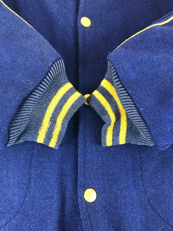 【現状渡し品】【メンズ】 CAMPUS キャンパス QUILTED LINER WOOL JACKET キルティングライナーウールジャケット アウター 146-250913-rt-08-tag サイズ：M カラー：ネイビー 万代Net店