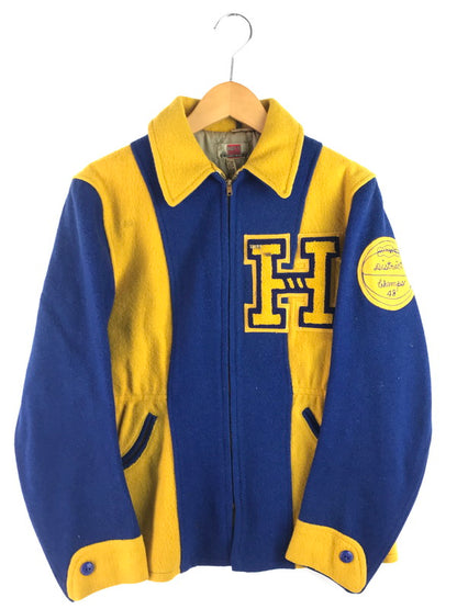 【現状渡し品】【メンズ】 HOLT'S ホルツ 40's WOOL JACKET 40年代 ウール ジャケット アウター ヴィンテージ 146-250913-rt-05-tag サイズ：不明 カラー：ブルー/イエロー 万代Net店