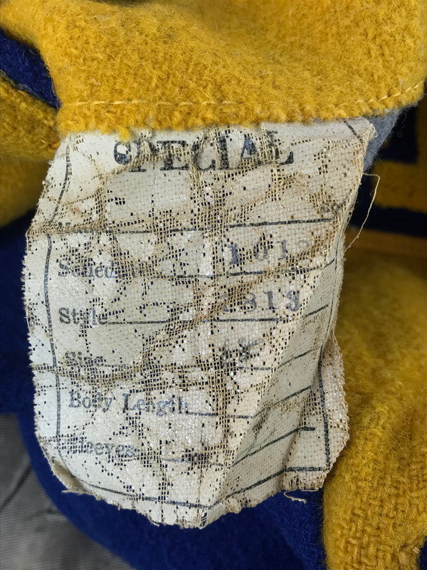 【現状渡し品】【メンズ】 HOLT'S ホルツ 40's WOOL JACKET 40年代 ウール ジャケット アウター ヴィンテージ 146-250913-rt-05-tag サイズ：不明 カラー：ブルー/イエロー 万代Net店