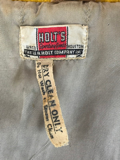 【現状渡し品】【メンズ】 HOLT'S ホルツ 40's WOOL JACKET 40年代 ウール ジャケット アウター ヴィンテージ 146-250913-rt-05-tag サイズ：不明 カラー：ブルー/イエロー 万代Net店