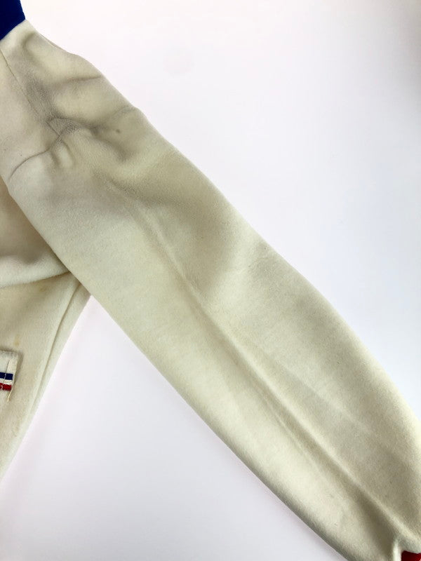 【現状渡し品】【メンズ】 BUTWIN バトウィン 60～70's OPENCOLLAR SPORTS JACKET 60～70年代 トリコロールカラー オープンカラー スポーツジャケット アウター 146-250912-rt-19-tag サイズ：M カラー：オフホワイト 万代Net店