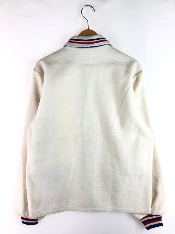 【現状渡し品】【メンズ】 BUTWIN バトウィン 60～70's OPENCOLLAR SPORTS JACKET 60～70年代 トリコロールカラー オープンカラー スポーツジャケット アウター 146-250912-rt-19-tag サイズ：M カラー：オフホワイト 万代Net店