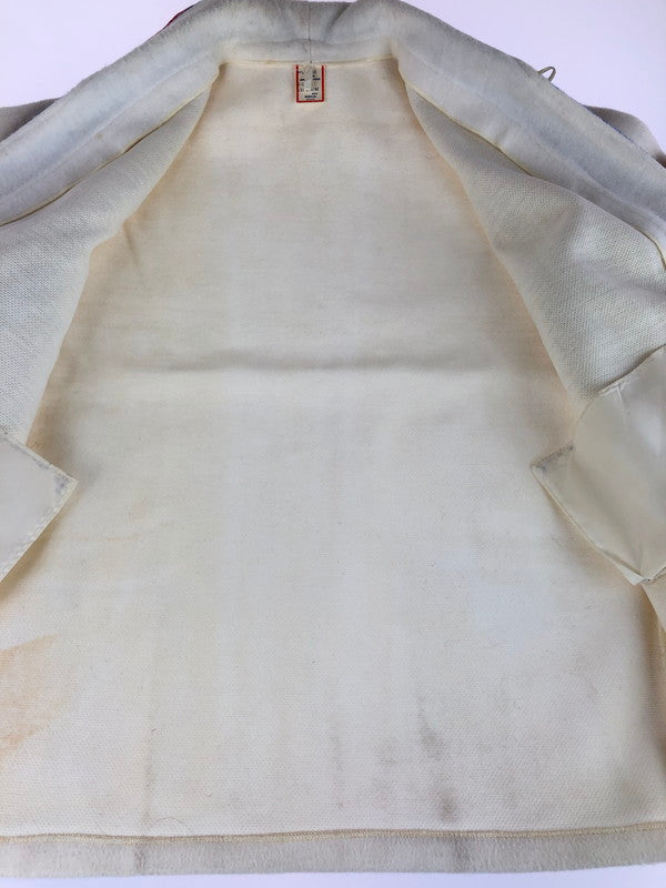 【現状渡し品】【メンズ】 BUTWIN バトウィン 60～70's OPENCOLLAR SPORTS JACKET 60～70年代 トリコロールカラー オープンカラー スポーツジャケット アウター 146-250912-rt-19-tag サイズ：M カラー：オフホワイト 万代Net店
