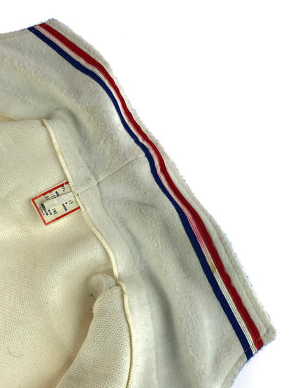 【現状渡し品】【メンズ】 BUTWIN バトウィン 60～70's OPENCOLLAR SPORTS JACKET 60～70年代 トリコロールカラー オープンカラー スポーツジャケット アウター 146-250912-rt-19-tag サイズ：M カラー：オフホワイト 万代Net店