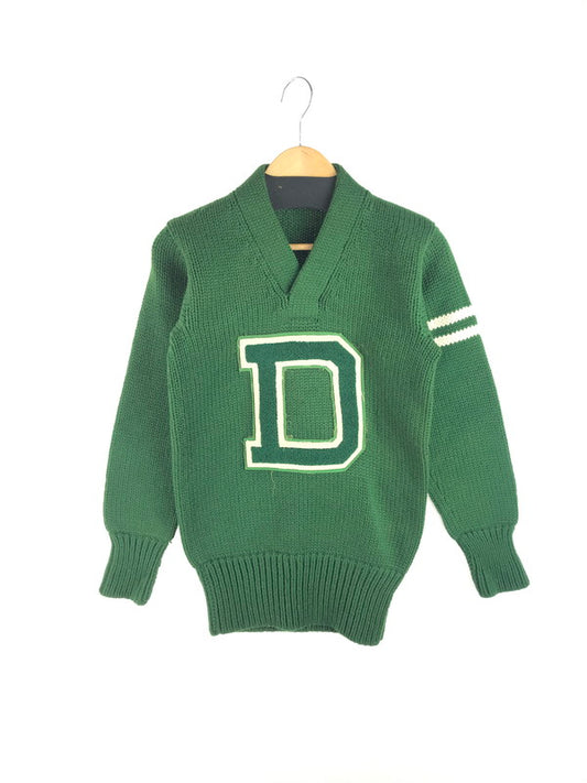 【中古品】【メンズ】 LOWE&CAMPBELL ルーヴェ＆キャンベル 30's LETTERED SWEATER 30年代 レタードセーター トップス ヴィンテージ 146-250914-rt-08-tag サイズ：不明 カラー：グリーン 万代Net店