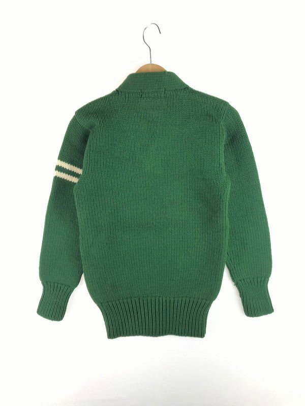 【中古品】【メンズ】 LOWE&CAMPBELL ルーヴェ＆キャンベル 30's LETTERED SWEATER 30年代 レタードセーター トップス ヴィンテージ 146-250914-rt-08-tag サイズ：不明 カラー：グリーン 万代Net店