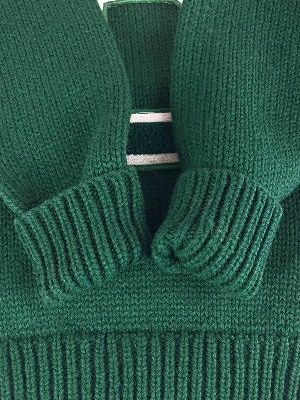 【中古品】【メンズ】 LOWE&CAMPBELL ルーヴェ＆キャンベル 30's LETTERED SWEATER 30年代 レタードセーター トップス ヴィンテージ 146-250914-rt-08-tag サイズ：不明 カラー：グリーン 万代Net店