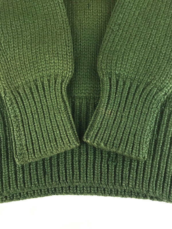 【現状渡し品】【メンズ】 LOWE&CAMPBELL ルーヴェ＆キャンベル 30's LETTERED SWEATER 30年代 レタードセーター トップス ヴィンテージ 146-250914-rt-09-tag サイズ：不明 カラー：モスグリーン 万代Net店
