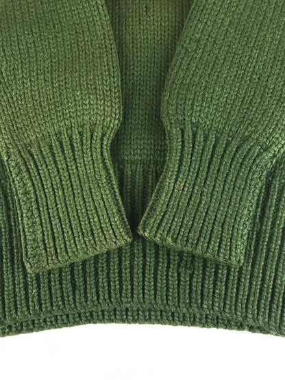 【現状渡し品】【メンズ】 LOWE&CAMPBELL ルーヴェ＆キャンベル 30's LETTERED SWEATER 30年代 レタードセーター トップス ヴィンテージ 146-250914-rt-09-tag サイズ：不明 カラー：モスグリーン 万代Net店