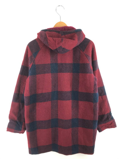 【中古品】【メンズ】 WOOLRICH ウールリッチ 70's WOOL CHECK FULL ZIP HOODIE RED 白タグ 70年代 ウールチェック フルジップ フーディー レッド アウター 146-250913-rt-10-tag サイズ：S カラー：レッド 万代Net店