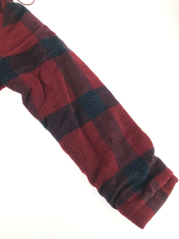 【中古品】【メンズ】 WOOLRICH ウールリッチ 70's WOOL CHECK FULL ZIP HOODIE RED 白タグ 70年代 ウールチェック フルジップ フーディー レッド アウター 146-250913-rt-10-tag サイズ：S カラー：レッド 万代Net店