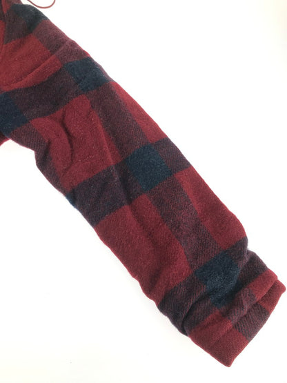 【中古品】【メンズ】 WOOLRICH ウールリッチ 70's WOOL CHECK FULL ZIP HOODIE RED 白タグ 70年代 ウールチェック フルジップ フーディー レッド アウター 146-250913-rt-10-tag サイズ：S カラー：レッド 万代Net店