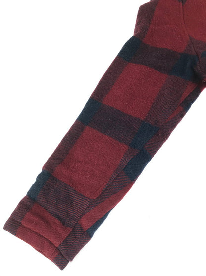 【中古品】【メンズ】 WOOLRICH ウールリッチ 70's WOOL CHECK FULL ZIP HOODIE RED 白タグ 70年代 ウールチェック フルジップ フーディー レッド アウター 146-250913-rt-10-tag サイズ：S カラー：レッド 万代Net店