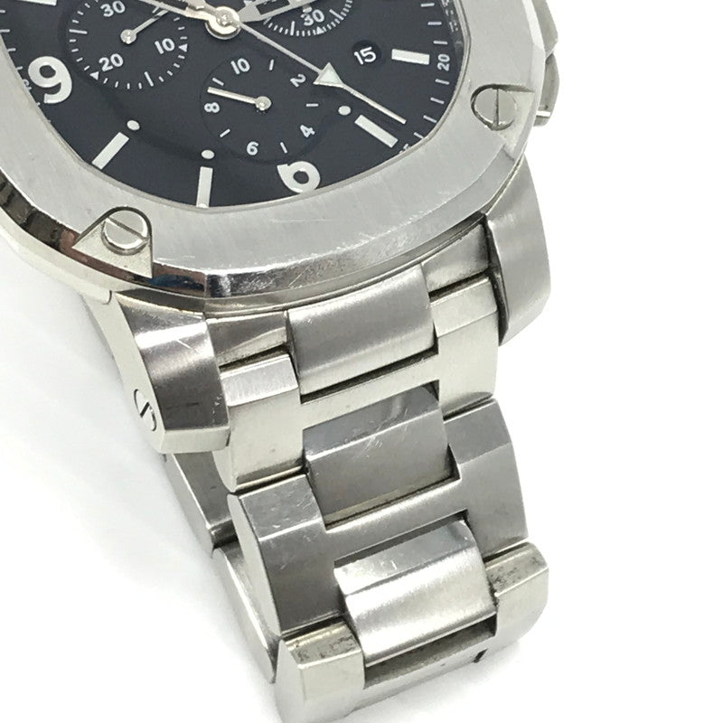 【中古品】【メンズ】 BURBERRY バーバリー THE BRITAIN BBY1102 ザブリテン クロノグラフ 自動巻腕時計 時計 197-250917-na-10-tag カラー：シルバー 万代Net店