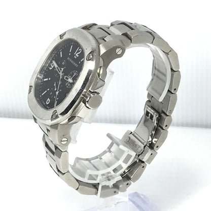 【中古品】【メンズ】 BURBERRY バーバリー THE BRITAIN BBY1102 ザブリテン クロノグラフ 自動巻腕時計 時計 197-250917-na-10-tag カラー：シルバー 万代Net店
