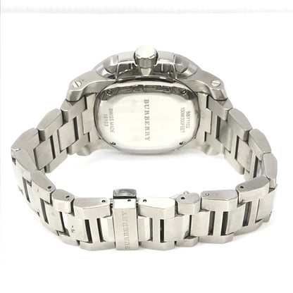 【中古品】【メンズ】 BURBERRY バーバリー THE BRITAIN BBY1102 ザブリテン クロノグラフ 自動巻腕時計 時計 197-250917-na-10-tag カラー：シルバー 万代Net店