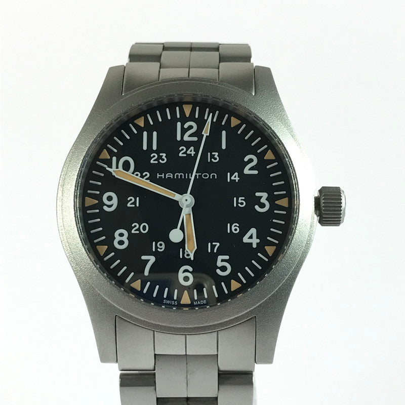 【中古品】【メンズ】 HAMILTON ハミルトン KHAKI FIELD MECHANICAL H69529 カーキ フィールド メカニカル 腕時計 余りコマ3個 197-250920-na-10-tag カラー：シルバー 万代Net店
