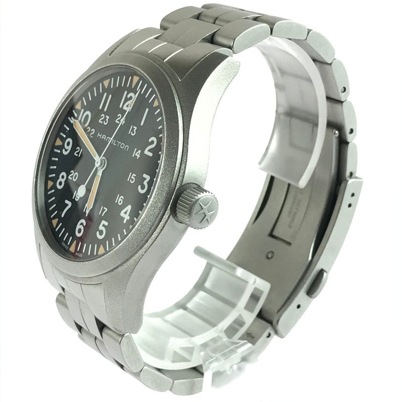 【中古品】【メンズ】 HAMILTON ハミルトン KHAKI FIELD MECHANICAL H69529 カーキ フィールド メカニカル 腕時計 余りコマ3個 197-250920-na-10-tag カラー：シルバー 万代Net店