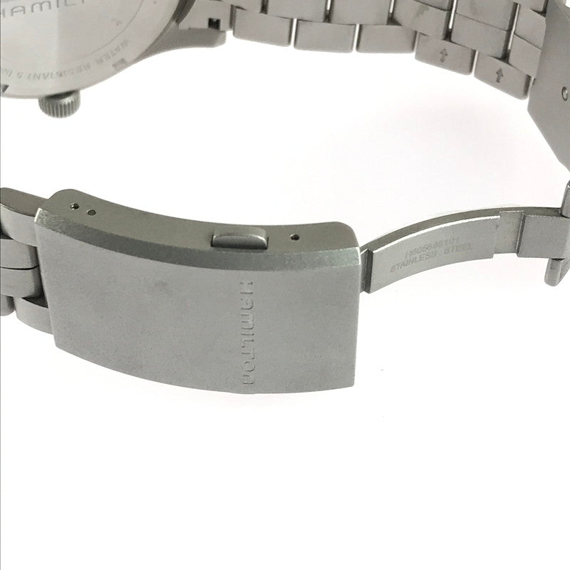 【中古品】【メンズ】 HAMILTON ハミルトン KHAKI FIELD MECHANICAL H69529 カーキ フィールド メカニカル 腕時計 余りコマ3個 197-250920-na-10-tag カラー：シルバー 万代Net店