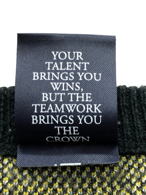 【現状渡し品】【メンズ】 APPLEBUM アップルバム GOLDEN APPLE CREW SWEATER ゴールデン アップル クルー セーター 142-250920-na-16-tag サイズ：M カラー：ブラック 万代Net店