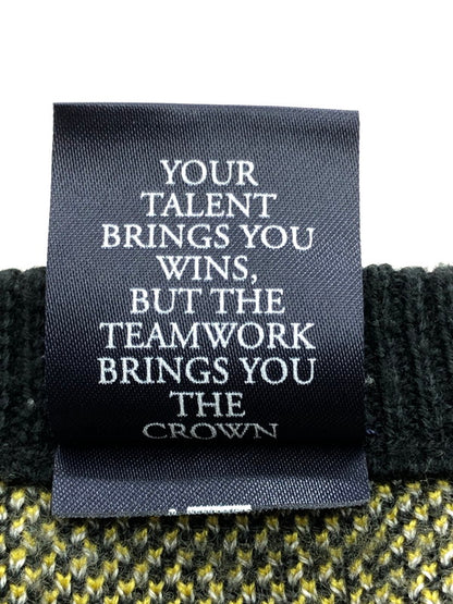 【現状渡し品】【メンズ】 APPLEBUM アップルバム GOLDEN APPLE CREW SWEATER ゴールデン アップル クルー セーター 142-250920-na-16-tag サイズ：M カラー：ブラック 万代Net店