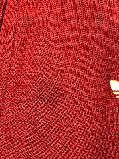 【中古品】【メンズ】 ADIDAS アディダス LOGO TRACK JAKCET ロゴ トラックジャケット ライトアウター 146-260509-na-20-tag サイズ：M カラー：レッド 万代Net店