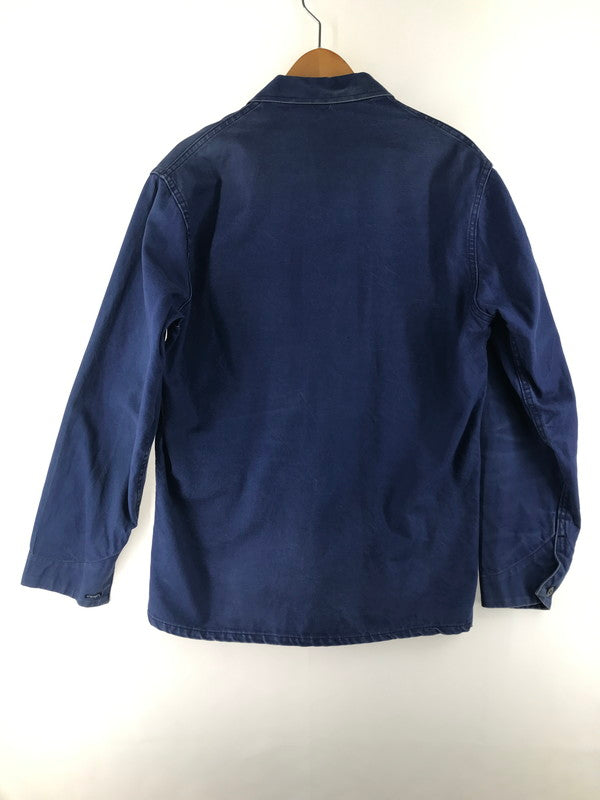 【中古品】【メンズ】 EURO VINTAGE ユーロヴィンテージ 40～50's MADE IN FRANCE FRENCH WORK JACKET フランス製 フレンチワーク ジャケット ライトアウター ヴィンテージ 146-250921-rt-03-tag サイズ：不明 カラー：ブルー 万代Net店