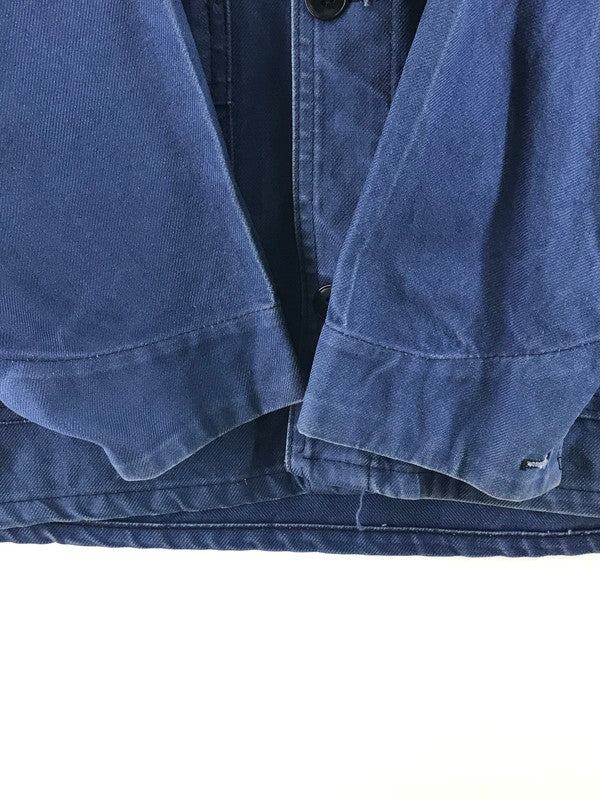 【中古品】【メンズ】 EURO VINTAGE ユーロヴィンテージ 40～50's MADE IN FRANCE FRENCH WORK JACKET フランス製 フレンチワーク ジャケット ライトアウター ヴィンテージ 146-250921-rt-03-tag サイズ：不明 カラー：ブルー 万代Net店