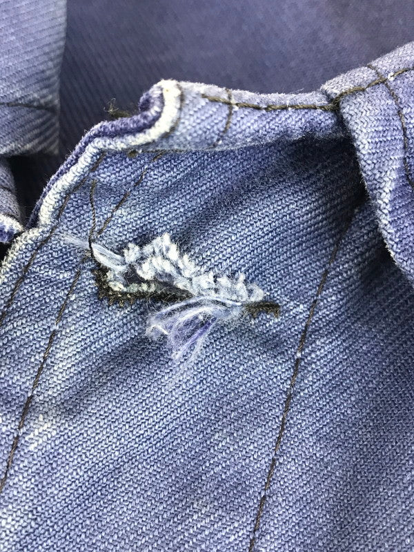 【中古品】【メンズ】 EURO VINTAGE ユーロヴィンテージ 40～50's MADE IN FRANCE FRENCH WORK JACKET フランス製 フレンチワーク ジャケット ライトアウター ヴィンテージ 146-250921-rt-03-tag サイズ：不明 カラー：ブルー 万代Net店