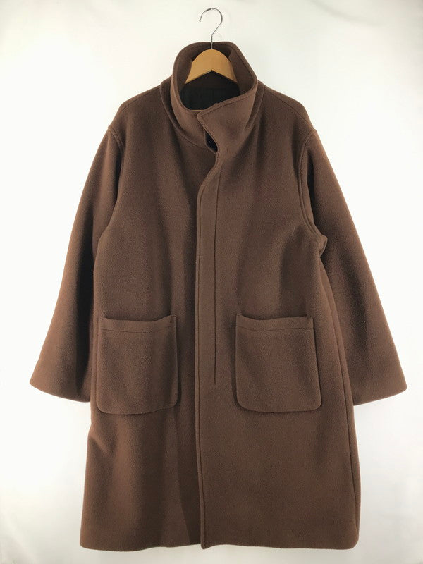 【中古品】【メンズ】 WOOL STAND COLLAR COAT 213-60701 140-250920-rt-20-tag サイズ：2 カラー：ブラウン 万代Net店