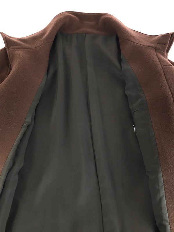 【中古品】【メンズ】 WOOL STAND COLLAR COAT 213-60701 140-250920-rt-20-tag サイズ：2 カラー：ブラウン 万代Net店