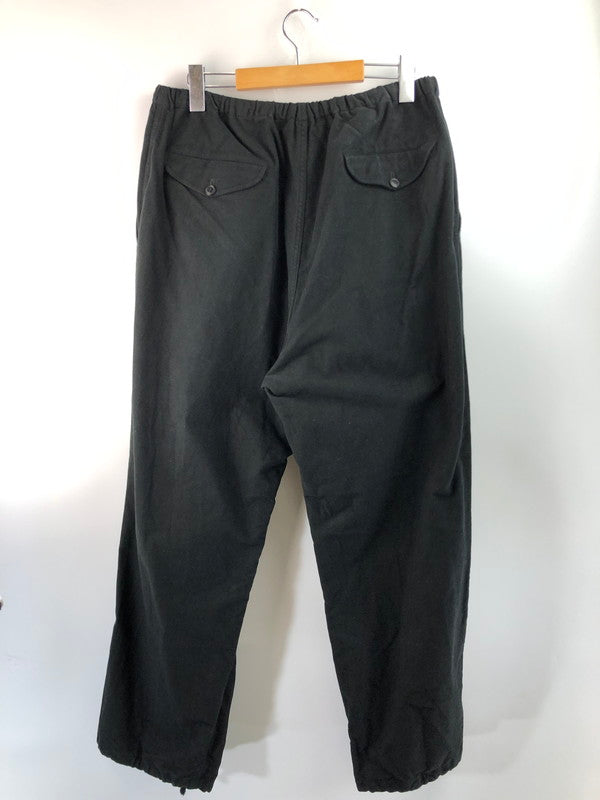【中古品】【メンズ】 COMOLI コモリ MOLESKIN 2 TUCK PANTS BLACK A03-03037 モールスキン ツータック パンツ ブラック ボトムス 151-250922-rt-03-tag サイズ：3 カラー：ブラック 万代Net店