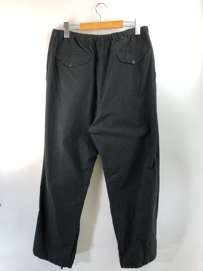 【中古品】【メンズ】 COMOLI コモリ MOLESKIN 2 TUCK PANTS BLACK A03-03037 モールスキン ツータック パンツ ブラック ボトムス 151-250922-rt-03-tag サイズ：3 カラー：ブラック 万代Net店