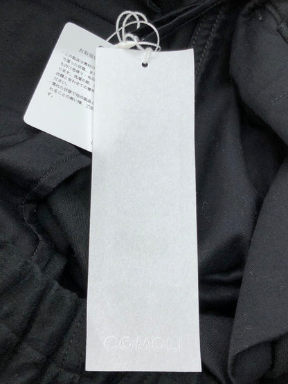 【中古品】【メンズ】 COMOLI コモリ MOLESKIN 2 TUCK PANTS BLACK A03-03037 モールスキン ツータック パンツ ブラック ボトムス 151-250922-rt-03-tag サイズ：3 カラー：ブラック 万代Net店