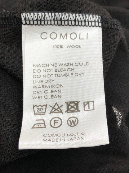 【現状渡し品】【メンズ】 COMOLI コモリ 23SS SUMMER WOOL 天竺 TEE X01-05013 サマーウール 天竺 Tシャツ 半袖Tシャツ 140-250920-na-12-tag サイズ：4 カラー：ブラウン 万代Net店