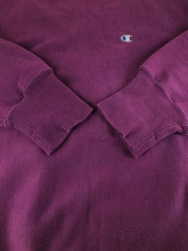 【中古品】【メンズ】 Champion チャンピオン 90's REVERSE WEAVE ONE POINT LOGO SWEATSHIRTS 90年代 リバースウィーブ ワンポイントロゴ スウェットシャツ 146-250915-rt-14-tag サイズ：XXL カラー：パープル 万代Net店