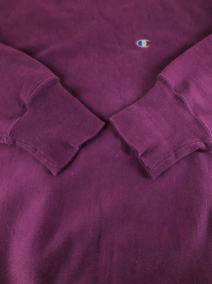【中古品】【メンズ】 Champion チャンピオン 90's REVERSE WEAVE ONE POINT LOGO SWEATSHIRTS 90年代 リバースウィーブ ワンポイントロゴ スウェットシャツ 146-250915-rt-14-tag サイズ：XXL カラー：パープル 万代Net店