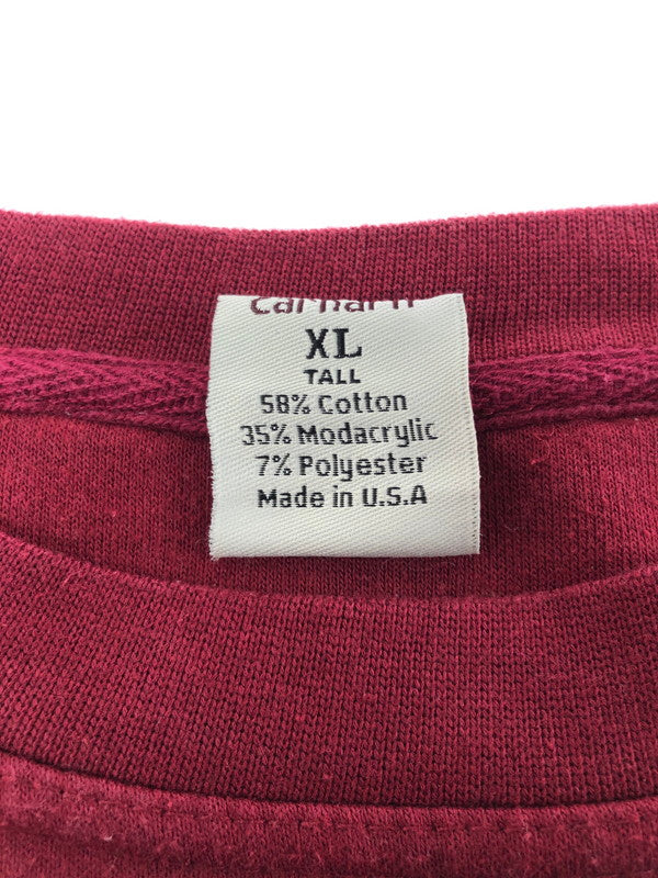 【中古品】【メンズ】 CARHARTT REWORKED カーハート リワークド CREWNECK SWEATSHIRT クルーネック スウェットシャツ トレーナー 長袖 トップス 146-260514-ki-09-tagh サイズ：XL カラー：レッド/ブルー 万代Net店