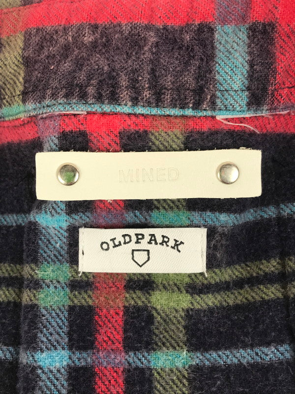 【中古品】【メンズ】 MINEDENIM マインデニム × OLDPARK オールドパーク REBUILD LAYERED SHIRTS MND-20AWOP002-98-022 リビルド レイヤード シャツ 長袖シャツ 140-251004-na-07-tag サイズ：2 カラー：マルチカラー 万代Net店