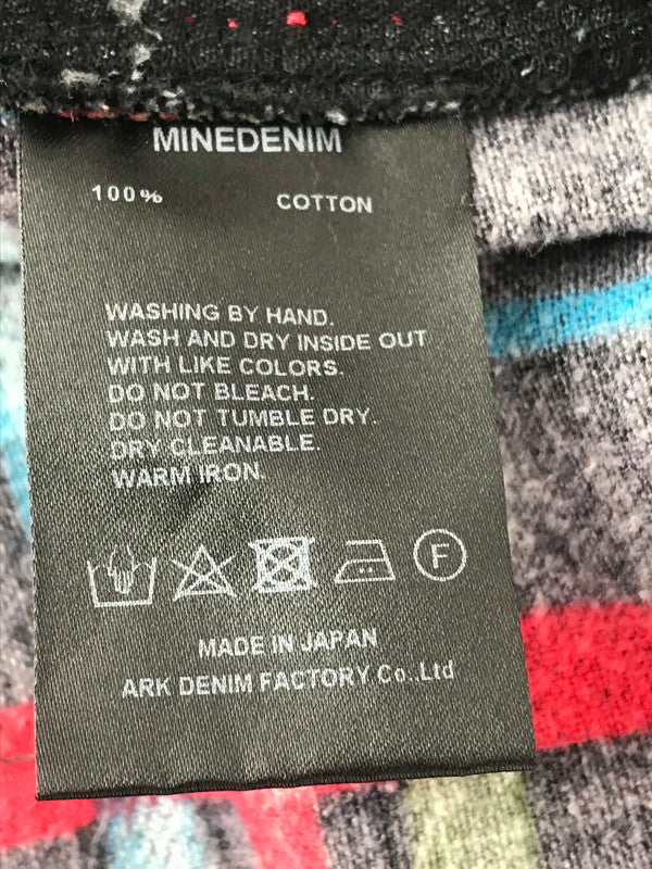 【中古品】【メンズ】 MINEDENIM マインデニム × OLDPARK オールドパーク REBUILD LAYERED SHIRTS MND-20AWOP002-98-022 リビルド レイヤード シャツ 長袖シャツ 140-251004-na-07-tag サイズ：2 カラー：マルチカラー 万代Net店