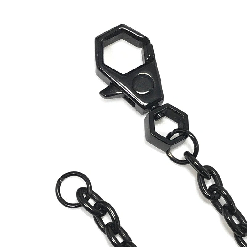 【中古品】【メンズ】 PHILIPP PLEIN フィリップ プレイン ドッグタグ プレート ネックレス アクセサリー 192-260627-na-17-tagh カラー：ブラック 万代Net店