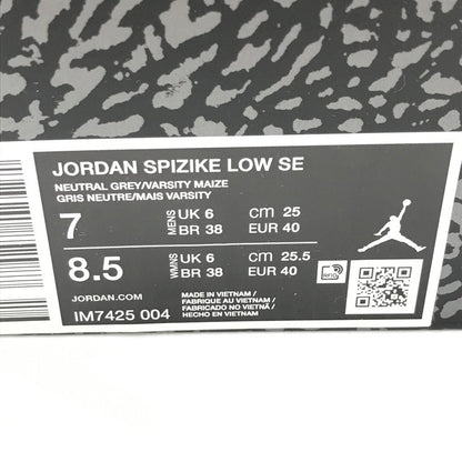 【中古品】【メンズ】 NIKE ナイキ JORDAN SPIZIKE LOW SE NEUTRAL GREY SURF BLUE DARK SHADOW VARSITY MAIZE IM7425-004 ジョーダン スパイジーク ロー SE スニーカー 靴 160-250926-rt-03-tag サイズ：25cm US 7 カラー：マルチカラー 万代Net店